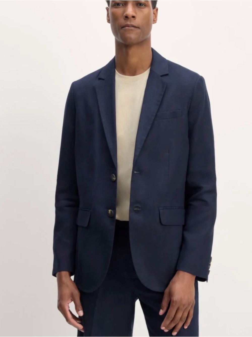 Everlane Men’s Linen Blazer Navy